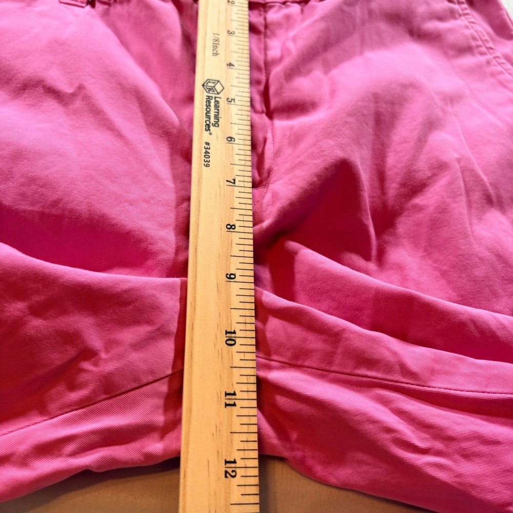 Ralph Lauren Sport Chino Pants Womens 8 Pink Slim Straight Cotton Twill Chinos - Picture 5 of 8
